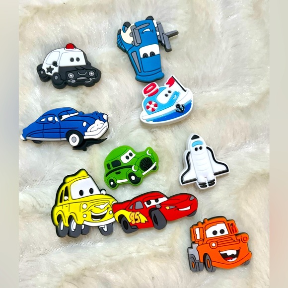 Accessories Jibbitz Croc Charms Cars Movie Lightning Mcqueen Mater